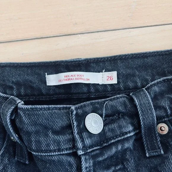 Levi's Women's Black Boot Cut Jeans - Picture 7 of 10